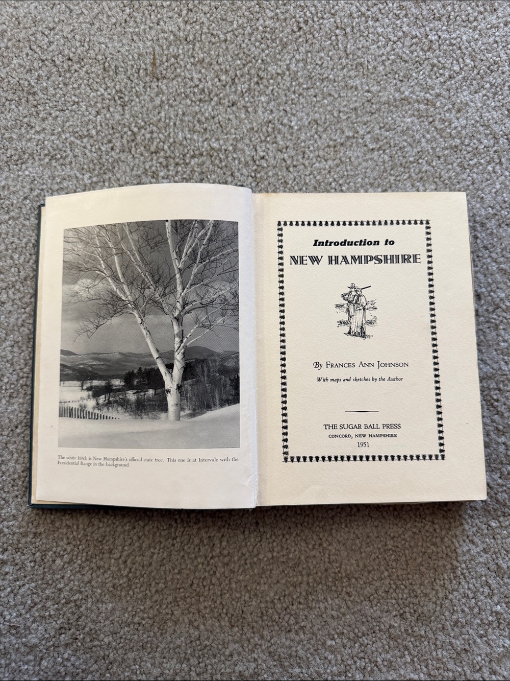 Vintage 'Introduction to New Hampshire' Book -